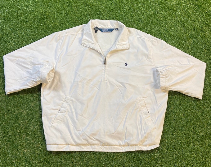 Vintage Polo Ralph Lauren Jacket Size Xtra Large XL Designer Clothing 1990's 90's Rare Quality Fit