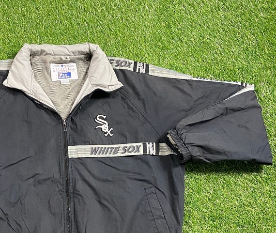 ウェア sox vintage jacket 90s Chicago White Sox Vintage 90s Starter Satin Bomber Jacket