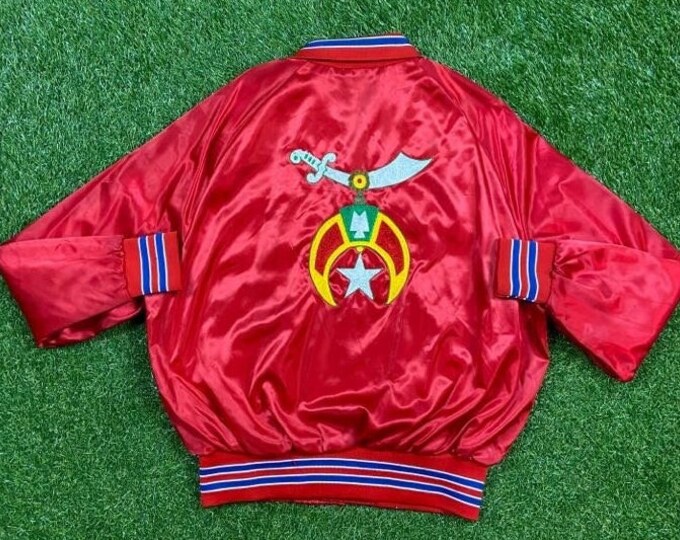 Vintage Aristo Jac Bomber Jacket Size Large L Hilton Made USA High Quality Classic Comfortable Wear 1980s 80s