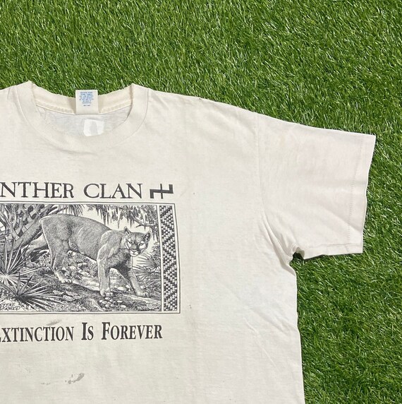 ヴィンテージ パンサークラン 絶滅は永遠 Tシャツ アメリカ製 サイズ ヴィンテージ パンサークラン 絶滅は永遠 Tシャツ アメリカ製 サイズ
