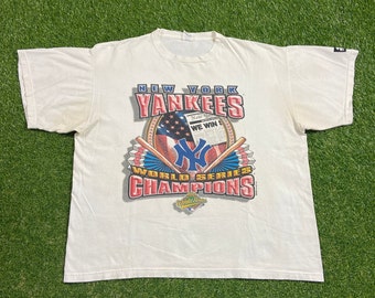 1996 New York Yankees World Series Champions Shirt Vintage 90s Tee