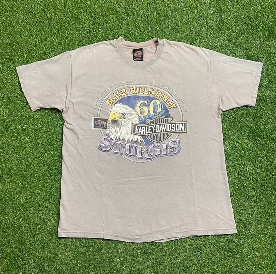 Vintage Black Hills Rally Sturgis T Shirt Tee Made USA Size