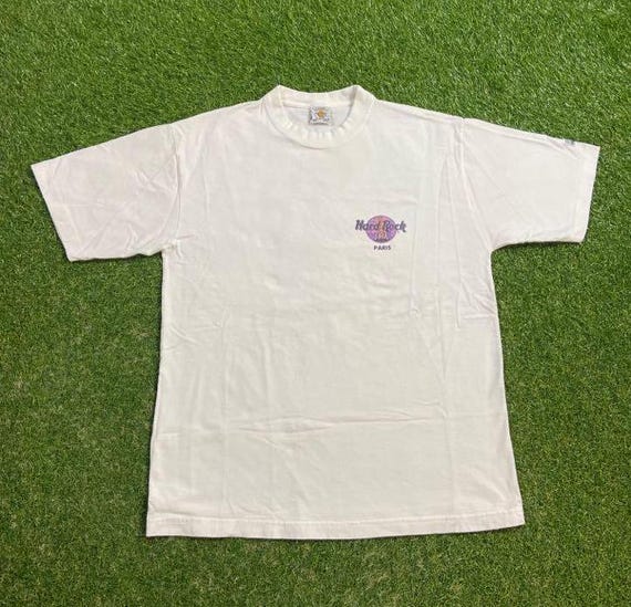 Vintage Hard Rock Cafe Paris T Shirt Tee Size Large L France