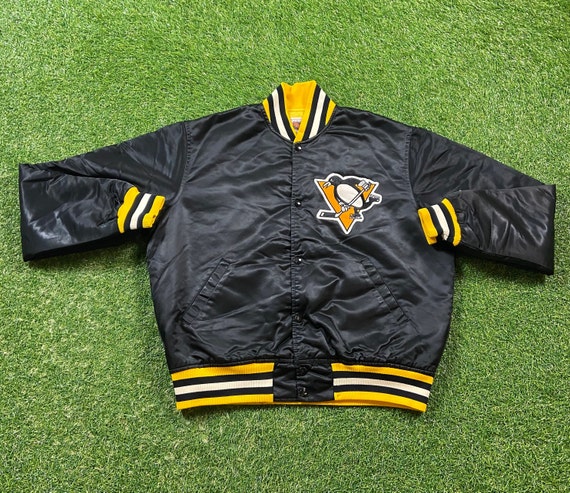Vintage 1990's Pittsburgh Penguins Starter Brand NHL -  in