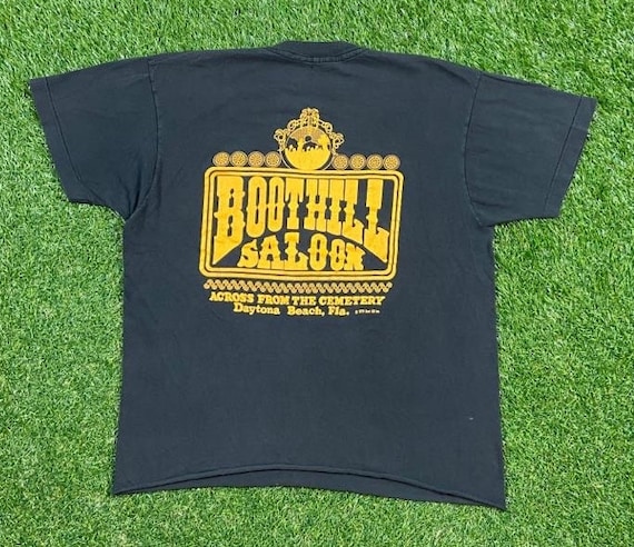 Vintage Boot Hill Saloon Daytona Beach Florida T Shirt Tee Size Medium M Harley Davidson HOG 3D Eagle Motorcycle Truckers Biker 1980s 80s Etsy