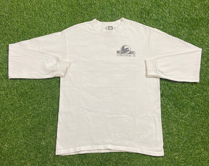 Vintage University of Central Florida UCF Long Sleeve Shirt Made USA Size Medium M Homecoming NCAA College Football Orlando Fl 1990s 90s