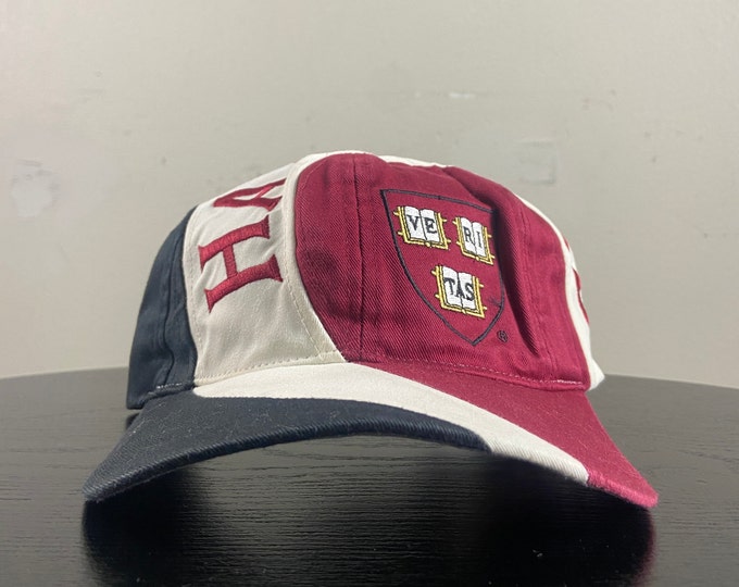 Vintage Harvard University Snapback Hat Twins Enterprise OSFA NCAA College Ivy League Classic Law 1990s 90s