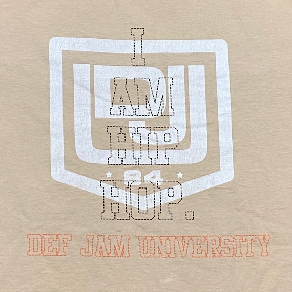 Vintage Def Jam University T Shirt Tee Size Large… - image 3