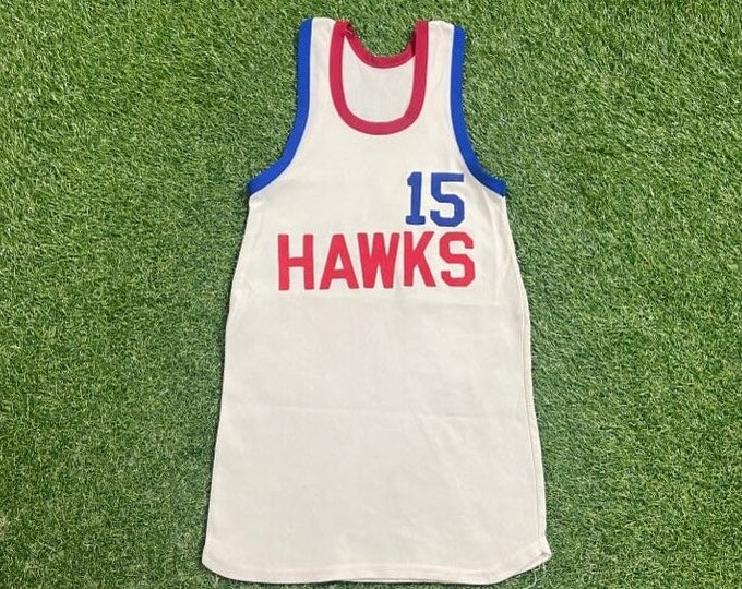 Vintage Atlanta Hawks Jersey Size Youth Medium M NBA Basketball Atl Georgia Dominique Wilkins 1960s 60s