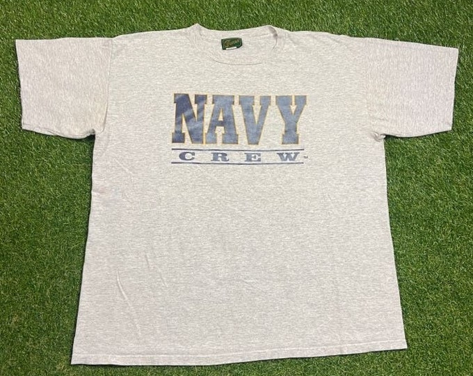 Vintage United States Navy T Shirt Tee Made USA Size XXL 2XL Marines Army United States Military Veteran 1990s 90s