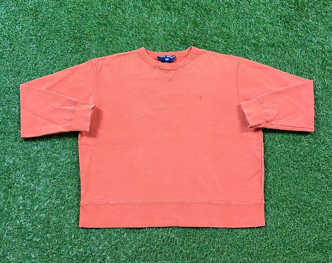 Vintage Polo Ralph Lauren Crewneck Sweatshirt Size Large L Quality 90s RL American Apparel Bear Pull Over Oversized