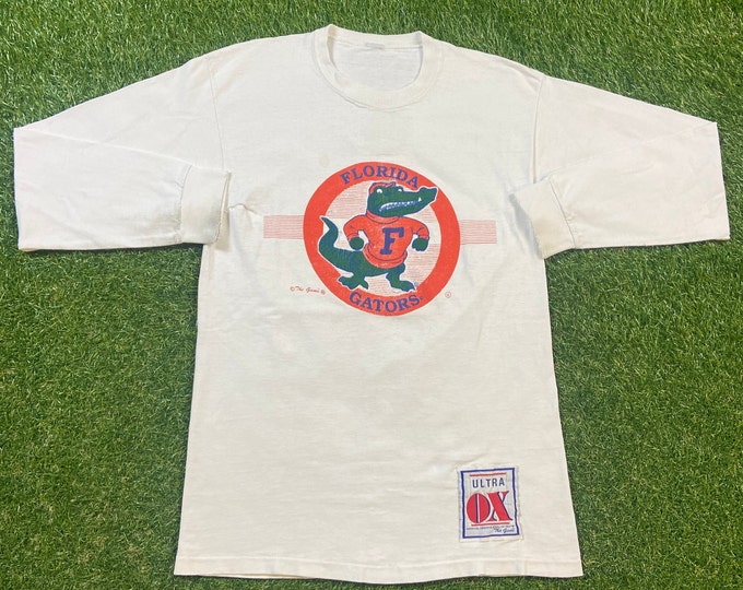 Vintage Florida Gators Long Sleeve T Shirt Tee Size Small S NCAA College Basketball Uf University of Florida 1990s 90s