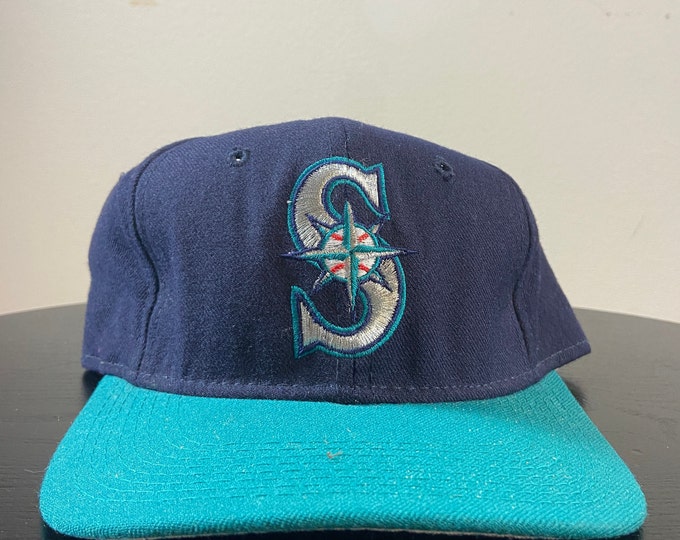 Vintage Seattle Mariners Fitted Hat Sports Specialties Size 7 MLB Baseball American League Ken Griffey Jr 90s Classic Washington