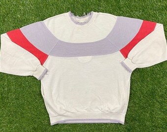 Vintage Nike Crewneck Sweater Size Medium Air Jordan Just Do It Rare 1990s 90s 80s Pull Over Oversized Comfy Warm Distressed