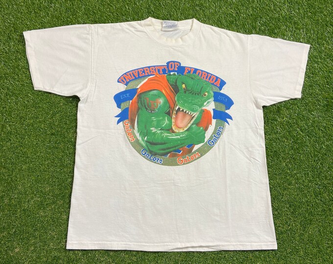 Vintage Florida Gators T Shirt Tee Made USA Size Xtra Large XL NCAA College Football Uf University of Florida 1990s 90s