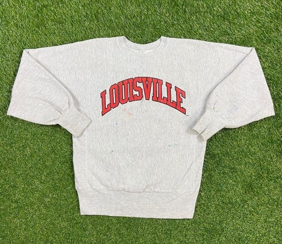 Vintage University of Louisville Crewneck Sweatshirt Champion -  Norway