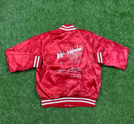Vintage Ashley GMC MOTORSPORTS racing silky bomber jacket - munimoro.gob.pe