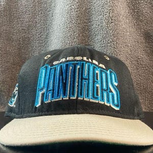 Vintage Carolina Panthers Snapback Hat Made Usa OSFA NFL Football Charlotte North Carolina NC 1990s 90s