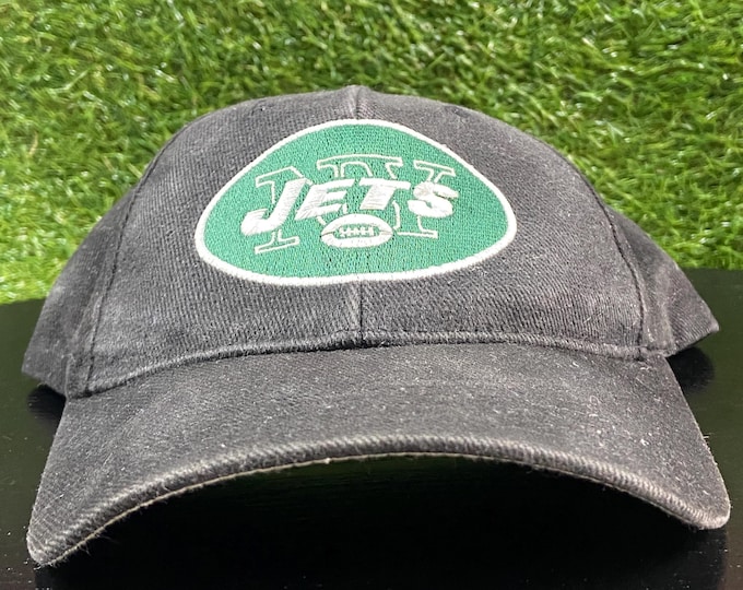Vintage New York Jets Snapback Hat Made Usa OSFA NFL Football AFC Nyc 1990s 90s