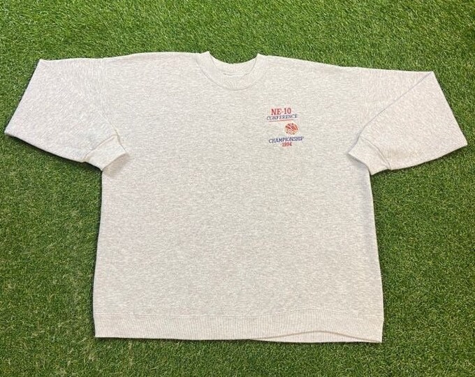 Vintage NE-10 Conference Championship 1994 Crewneck Sweatshirt Made Usa Size XXL Northeast NCAA College Basketball March Madness Final Four