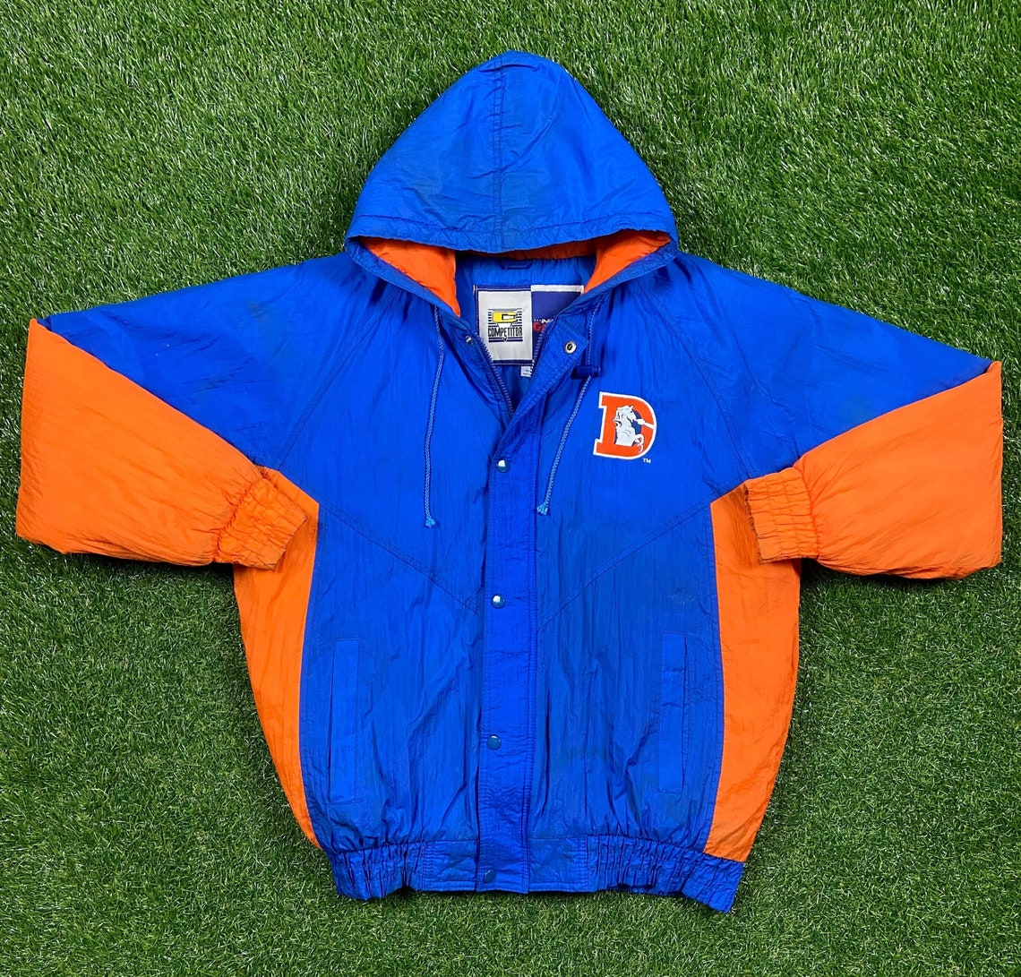 Vintage Denver Broncos Jacket Competitor Size Large L NFL Etsy
