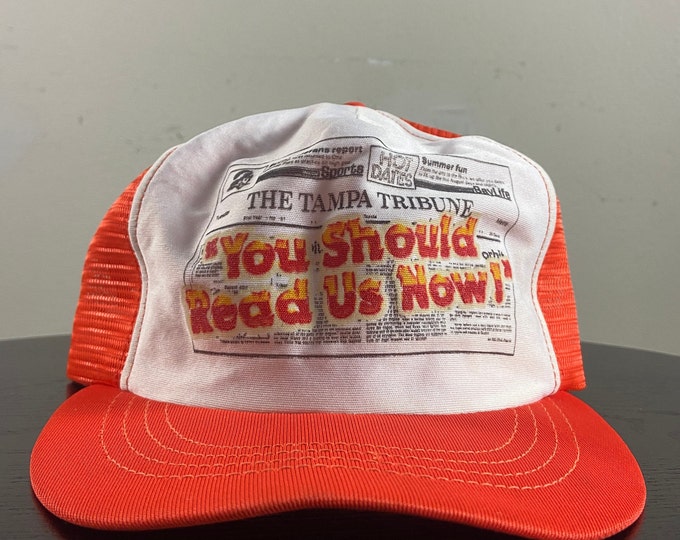 Vintage Tampa Bay Buccaneers Snapback Hat Made Usa OSFA NFL Football Florida FL 1980s 80s