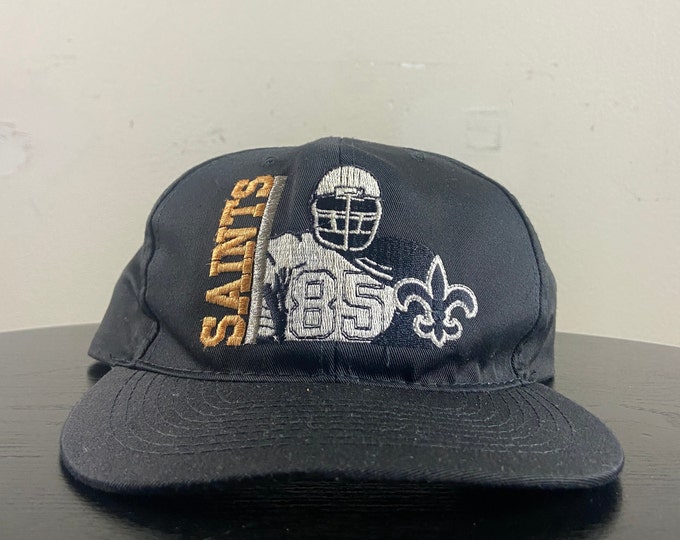 Vintage New Orleans Saints Snapback Hat OSFA NFL Football NOLA Big Easy Brees Louisiana Original Classic 1990s 90s