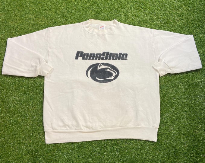 Vintage Penn State University Nittany Lions Crewneck Sweatshirt Made USA Size Xtra Large XL NCAA College Football Pennsylvania 1990s 90s