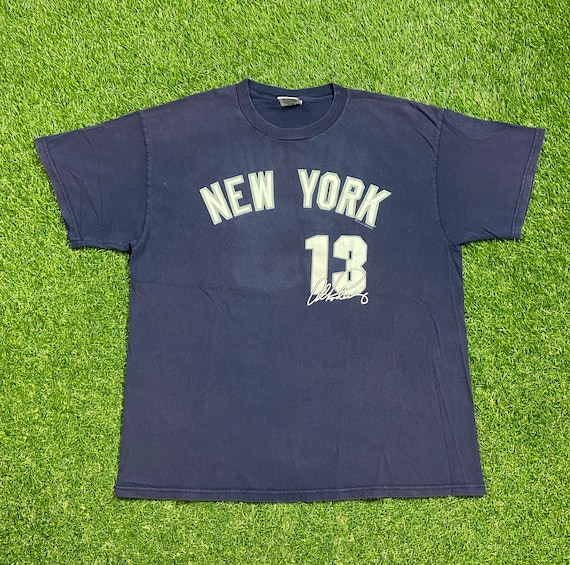 Vintage New York Yankees Alex Rodriguez T Shirt Tee Dynasty 