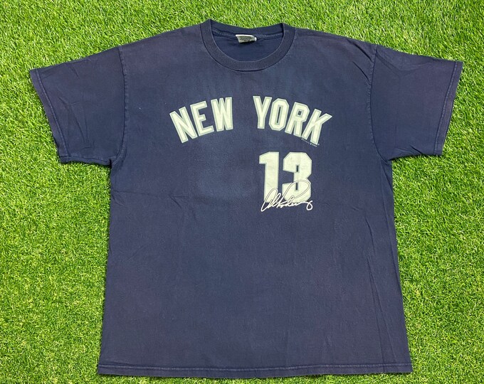 Vintage New York Yankees Alex Rodriguez T Shirt Tee Dynasty Size Xtra Large XL MLB Baseball American League Bronx Original 00s