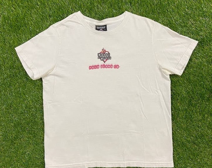 Vintage House of Blues T Shirt Tee Polo Ralph Lauren Made USA Size Medium RL American Apparel Bear