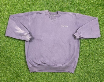 Sudadera vintage Curves de cuello redondo Jerzees Talla Grande L Ropa deportiva tipo jersey Oversized Cómoda Cálida Años 90