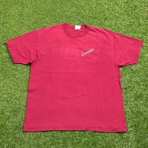 Vintage Labatt Copper T Shirt Tee Made USA Size Xtra Large XL Canadian Barley Beer Brew Alcohol Drink 1990s 90s
