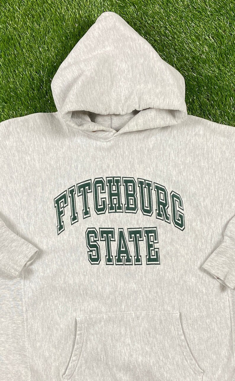 Jahrgang Fitchburg State University Hoodie Sweatshirt Champion Etsy.de