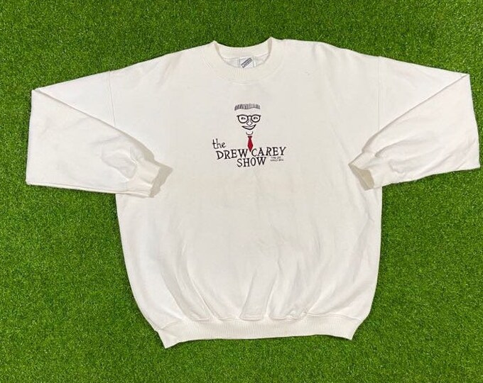 Vintage The Drew Carey Show Crewneck Sweatshirt Warner Bros Size Xtra Large XL Pull Over Oversized Comfy Warm line is it 1990s 90s