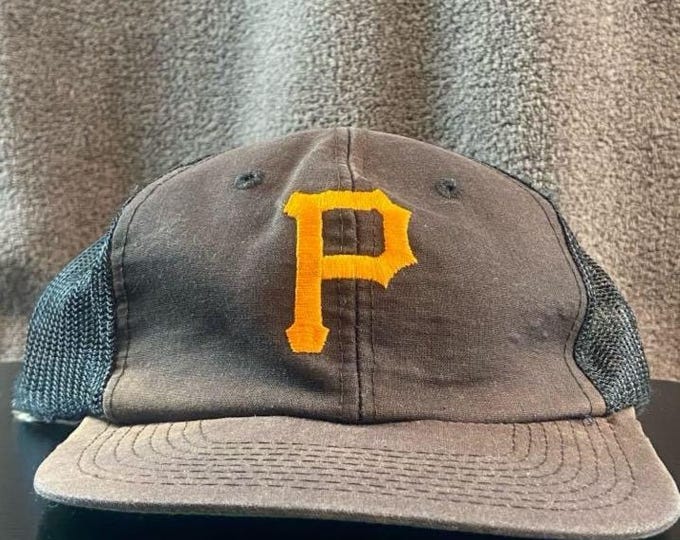 Vintage Pittsburg Pirates Snapback Hat OSFA MLB Baseball National League Pennsylvania Clemente Bond 1990s 90s
