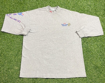 Vintage Maine Corps Marathon Long Sleeve Shirt Made USA Size Xtra Large XL United States US Marines Army Military Veteran Sea 1990s 90s