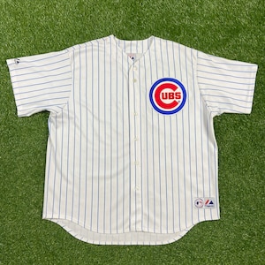 Vintage Chicago Cubs Jersey Majestic Made USA Size 3X MLB Baseball National League 1990s VTG Classic Sammy Sosa 1990s Illinois