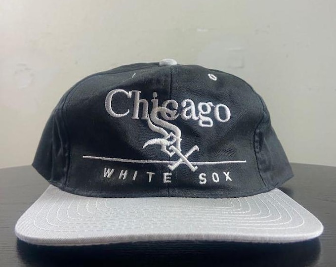 Vintage Chicago White Sox Snapback Hat OSFA Illinois MLB Baseball 1990s 90s