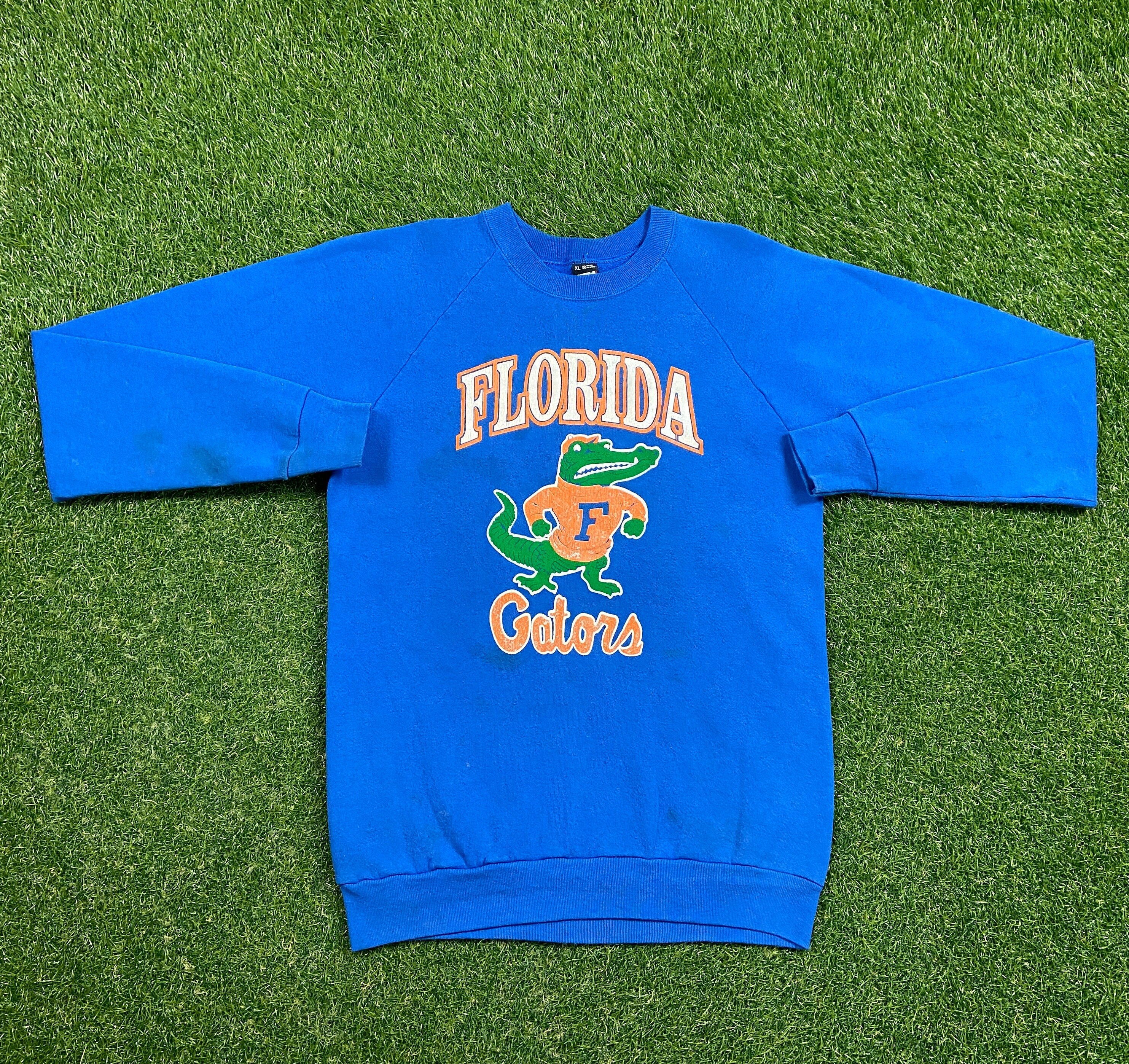 Vintage Gators University of Florida Alumni Crewneck Sweatshirt Brand New Alore Made USA Xtra Large XL Swamp UF Orange Alligator Gainesville