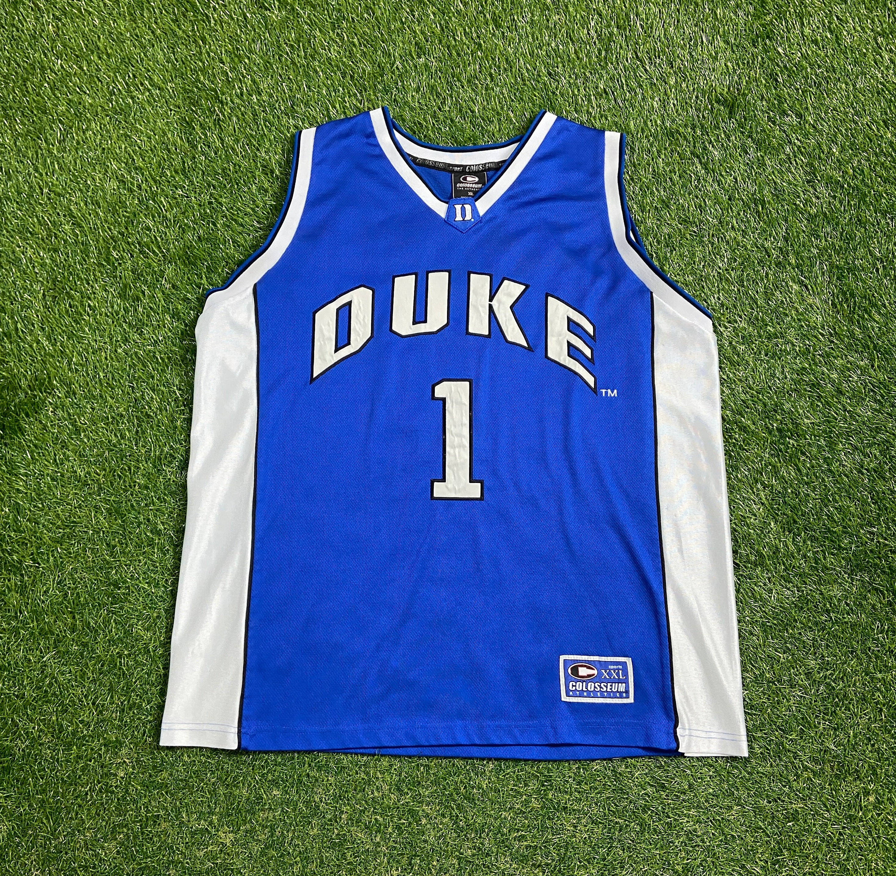 Vintage University of Duke Blue Devils Jersey Colosseum Athletics Size Xtra Large XL NCAA College Basketball North Carolina NC 1990s 90s Etsy