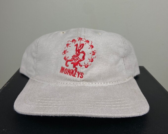 Vintage 12 Monkeys Movie Promo  Snapback Hat Headmaster Sci Fi Bruce Willis Brad Pitt 1990s 90s