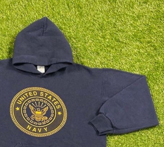 Vintage United States Navy Hoodie Sweatshirt MJ Soffe Made USA - Etsy