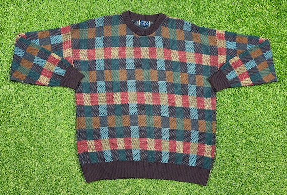Vintage Cotton Traders Brown Knitted 