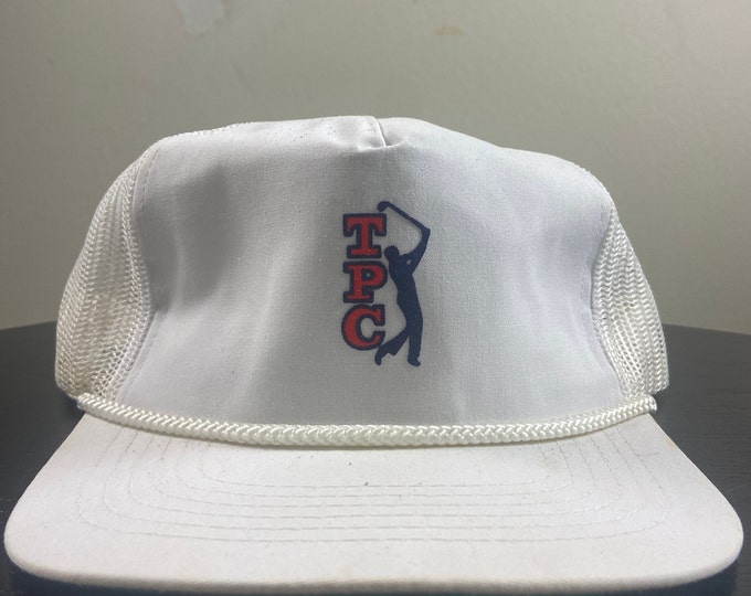 Vintage Tournament Players Club Snapback Hat OSFA The Masters Golf PGA Tour Tiger Woods 1990s 90s