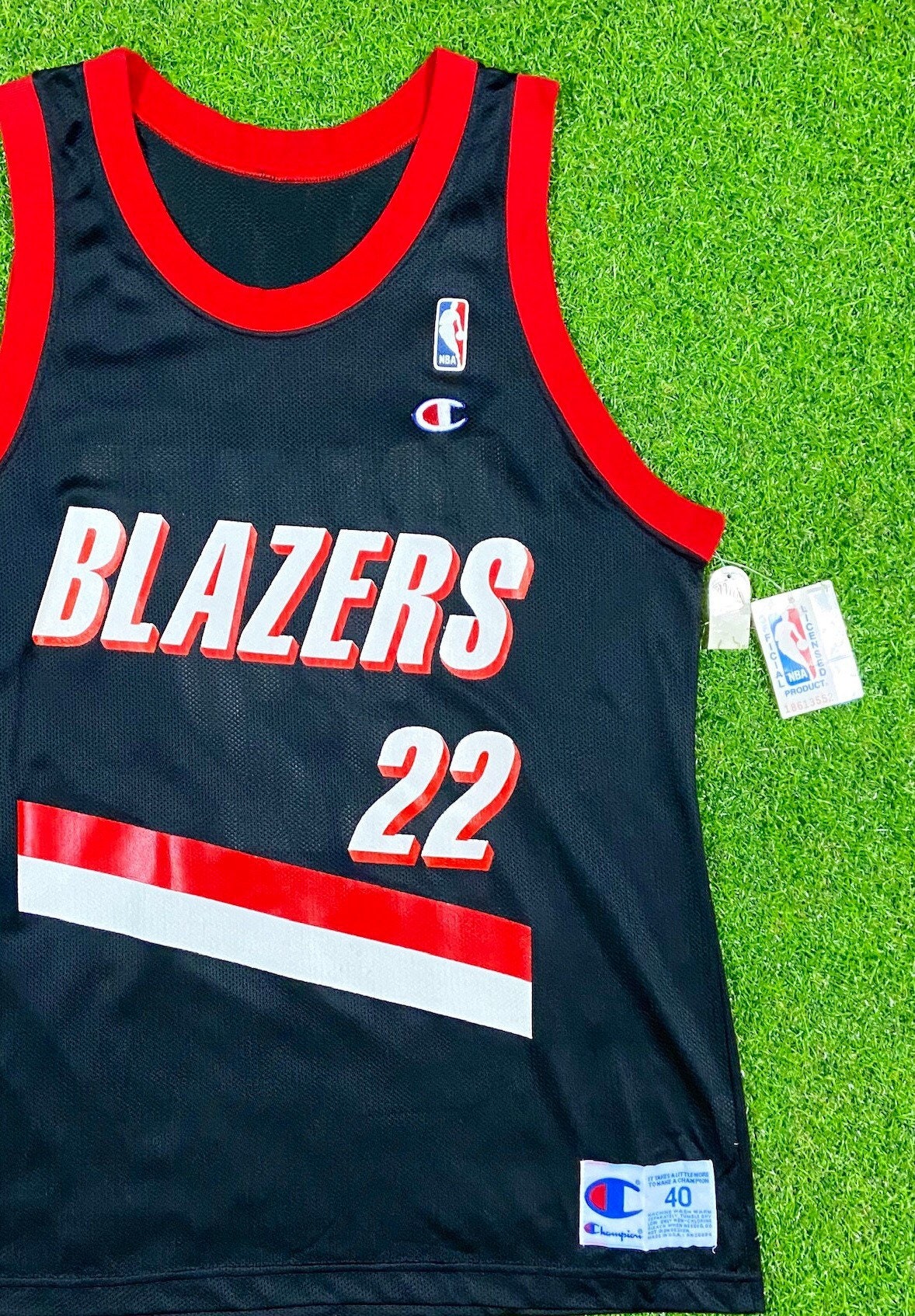 Vintage Portland Trail Blazers Jersey 22 Clyde Drexler 