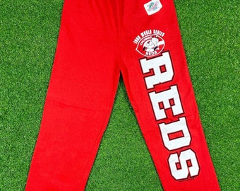 Vintage Cincinnati Reds 1990 World Champions Jogginghose Hose Trench Large Made USA MLB Ohio Cleveland 1990er Jahre World Series Neu mit Tags 90er Jahre