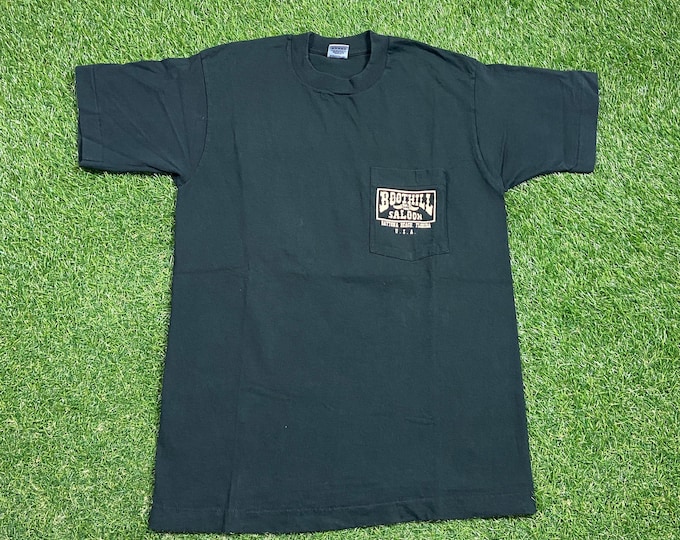 Vintage Boot Hill Saloon Daytona Beach Florida T Shirt Tee Size Medium M Harley Davidson HOG 3D Eagle Motorcycle Truckers Biker 1990s