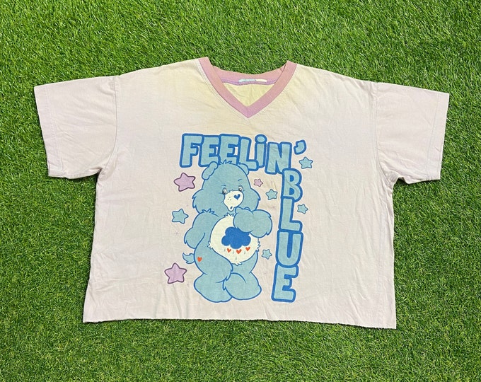 Vintage Care Bears T Shirt Tee Size Medium M Children Teddy Bear Plush Stuffed Animal Toys Cartoon 1990s 90s