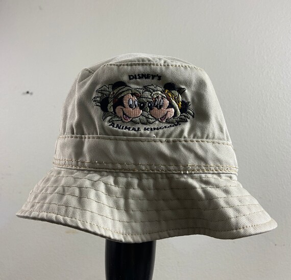 Vintage Animal Kingdom Bucket Hat Made USA Size Large L Walt
